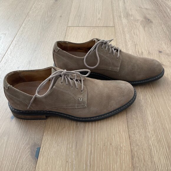 Vionic Shoes Men 10 Bowery Graham Oxford Suede Tan Brown Comfort VSM021 Taupe main image 8